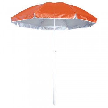 Beach umbrella, 8 panels, UV protection, sleeve with shoulder strap AIV7675-07