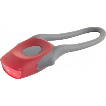 Bicycle light, 2 LED, silicone strap, 2 light settings (solid and flashing), on/off switch (02- white light, 05- red light) AIV7793-05