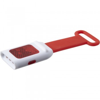 Bicycle light with 3 LED lights in the front and 1 LED light on the top, with silicon strap for attaching purposes AIV8755-05