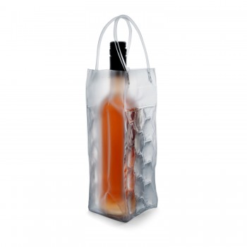 Cooler bottle bag with each panel filled with silicon gel AIV5498-00