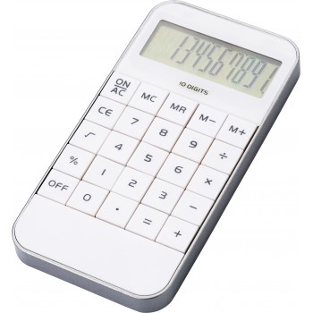 Mobile phone shaped 10 digit calculator, including memory, percentage and square root calculations functions AIV3426-02