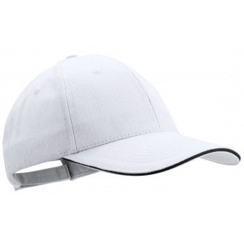 Cap with 6 panels, velcro fastening AIV7136-02
