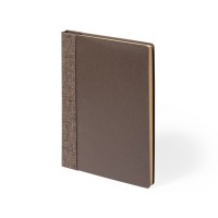 Notebook (approx. A5, 100 lined sheets), hard cover made from coffee fibre AIV0276-16