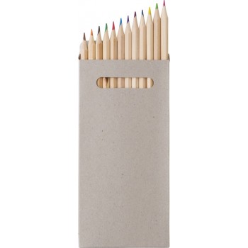 Colour pencil set in recyclable box, 12 pcs AIV6103-00