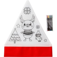 Krāsojamo krāsu komplekts, Ziemassvētku cepure, krītiņi AIV0066-05