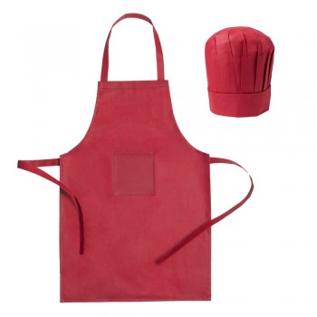 Cook set, kitchen apron with cook cap, children size AIV9542-05