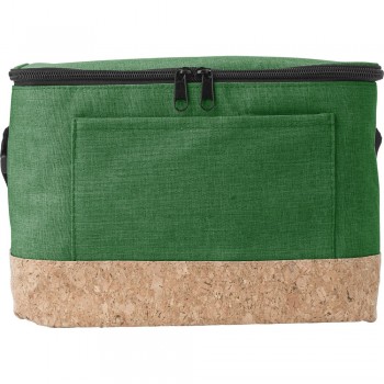 Cooler bag with cork finish