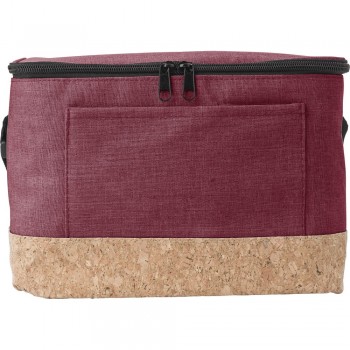 Cooler bag with cork finish
