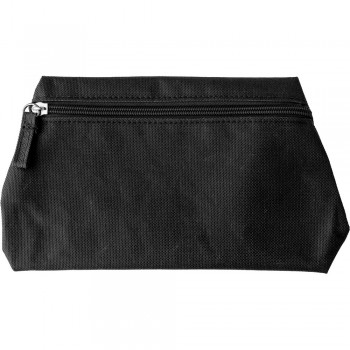 Cosmetic bag in tapered form with matching zipper and puller AIV8497-03