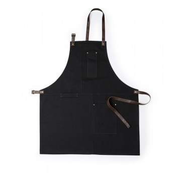 Cotton kitchen apron with 2 pockets AIV8808-03