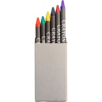 Crayon set, 6 pcs in recyclable box AIV6127-00