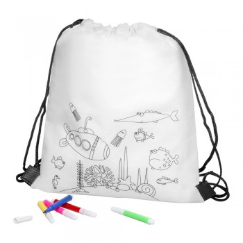 Drawstring bag art set, 5 markers included AIV9827-02