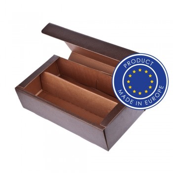 Exclusive wine carton 2 el. with removable divider, box with front opening (made in Europe) AIV6602-16