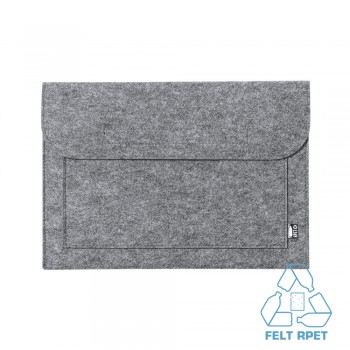 Document folder, 15 laptop case, made from felt RPET AIV0252-15