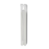 Hand fan with white plastic grip AIV6280-02