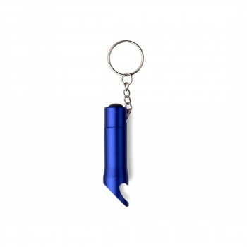 Keyring, bottle opener with push button 3 LED light AIV4194-23