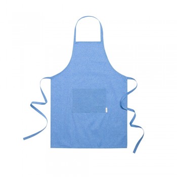 Kitchen apron with front pocket, made from recycled cotton AIV8882-11
