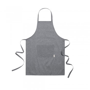 Kitchen apron with front pocket, made from recycled cotton AIV8882-03