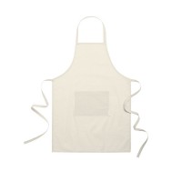 Kitchen apron with front pocket, made from recycled cotton AIV8882-20
