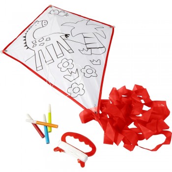 Kite for colouring, supplied with 4 felt tip pens AIV7850-05