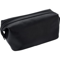 Leather cosmetic bag