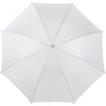 Manual umbrella, 8 panels, with metal shaft and wooden handle, velcro closing AIV4220-02