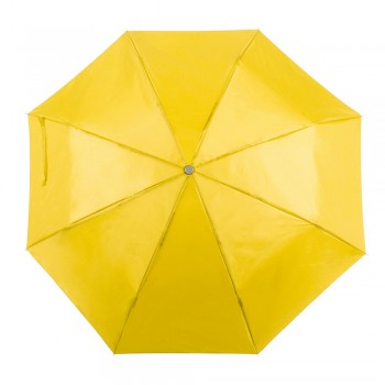 Foldable manual umbrella, 8 panels, velcro closing, metal ribs, pouch included AIV0733-08
