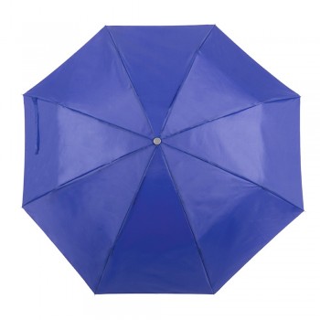 Foldable manual umbrella, 8 panels, velcro closing, metal ribs, pouch included AIV0733-11