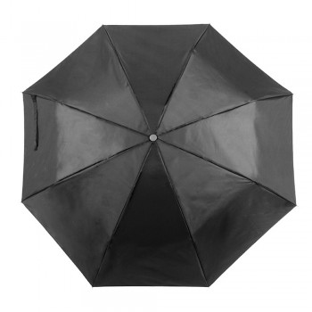 Foldable manual umbrella, 8 panels, velcro closing, metal ribs, pouch included AIV0733-03