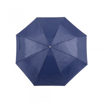 Foldable manual umbrella, 8 panels, velcro closing, metal ribs, pouch included AIV0733-04