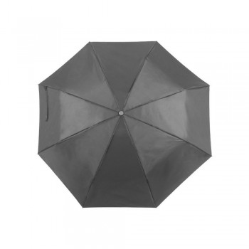 Foldable manual umbrella, 8 panels, velcro closing, metal ribs, pouch included AIV0733-19