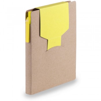 Memo holder, notebook A6, sticky notes, ball pen AIV2842-08