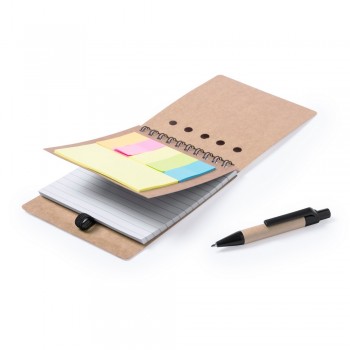 Memo holder, notebook approx. A6, sticky notes, ball pen AIV2925-00