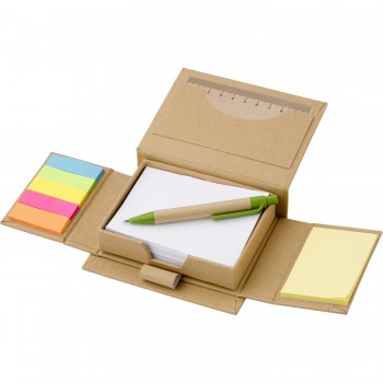 Memo holder, notebook, sticky notes, ball pen, ruler AIV2695-00