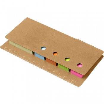 Memo holder, ruler, sticky notes, ball pen AIV2898-16