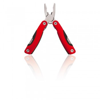 Multifunctional tool in pouch, coloured handle with black details, 12 functions AIV7708/A-05
