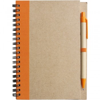 Notebook approx. A5 with ball pen AIV2389/A-07