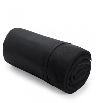 Fleece travel blanket in pouch with string AIV7822-03