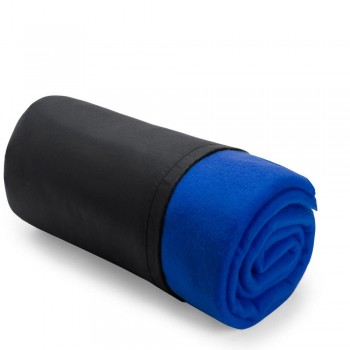 Fleece travel blanket in pouch with string AIV7822-11