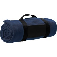 Fleece picnic blanket with nylon handle (unfolded: 160 x 125 cm) AIV6327-04