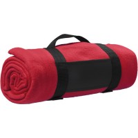 Fleece picnic blanket with nylon handle (unfolded: 160 x 125 cm) AIV6327-05