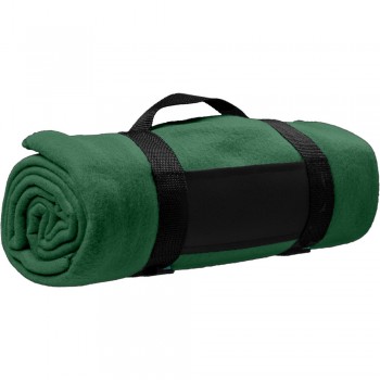 Fleece picnic blanket with nylon handle (unfolded: 160 x 125 cm) AIV6327-06