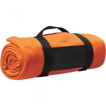 Fleece picnic blanket with nylon handle (unfolded: 160 x 125 cm) AIV6327-07