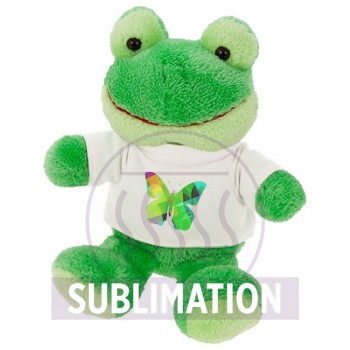 Frog with white T-shirt suitable for printing (T-shirt packed separately) AIHE298-06