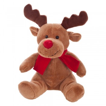 Reindeer with red scarf suitable for printing (scarf packed separately) AIHE682-16