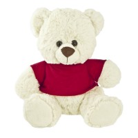 White teddy bear with red T-shirt suitable for printing (T-shirt packed separately) AIHE273-52 AIHE273-52 White teddy bear with red T-shirt suitable for printing (T-shirt packed separately) AIHE273-52 AIHE273-52