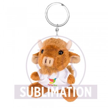 Wisent with white T-shirt suitable for printing, keyring (T-shirt packed separately) AIHE754-16