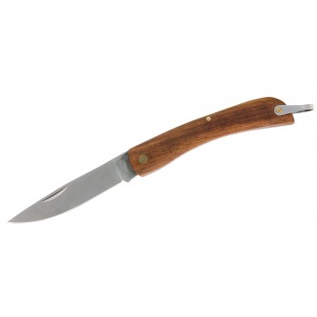 Pocket knife with wooden grip AIV7727-17