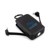 Ārējā baterija 4000 mAh ar karabīni un 1W gaismu | Dimetrice Ārējā baterija 4000 mAh ar karabīni un 1W gaismu | Dimetrice