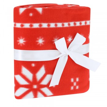 RPET blanket, Christmas pattern